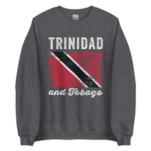 Trinidad and Tobago Flag Distressed Sweatshirt