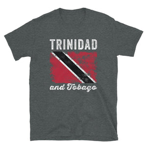 Trinidad and Tobago Flag Distressed T-Shirt