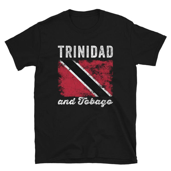 Trinidad and Tobago Flag Distressed T-Shirt