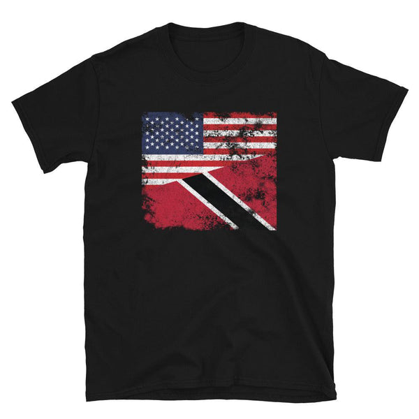 Trinidad and Tobago USA Flag T-Shirt