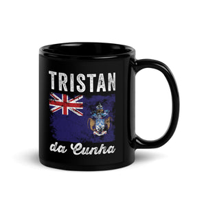 Tristan da Cunha Flag Distressed Mug