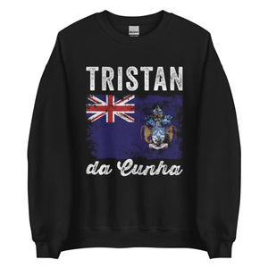 Tristan da Cunha Flag Distressed Sweatshirt