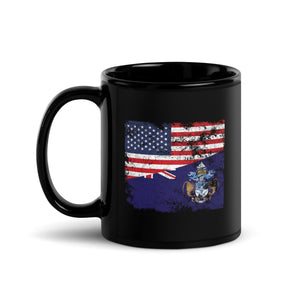 Tristan da Cunha USA Flag Mug