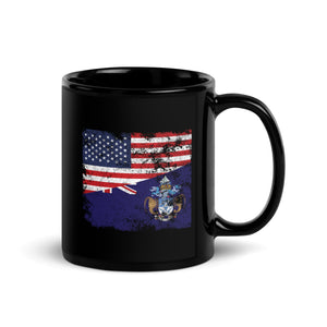 Tristan da Cunha USA Flag Mug