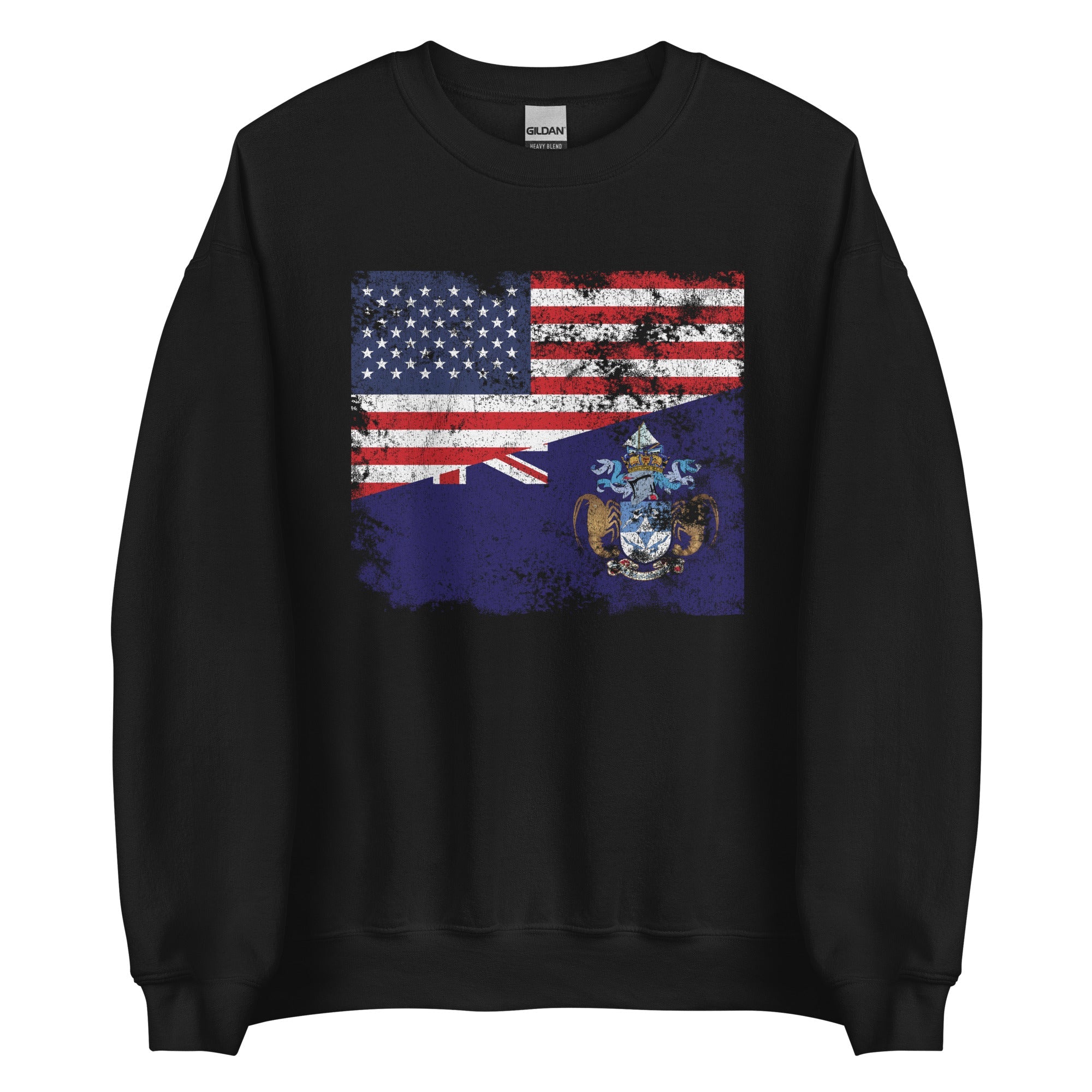 Tristan da Cunha USA Flag Sweatshirt