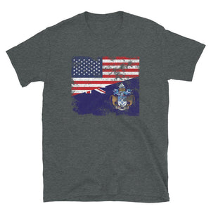 Tristan da Cunha USA Flag T-Shirt