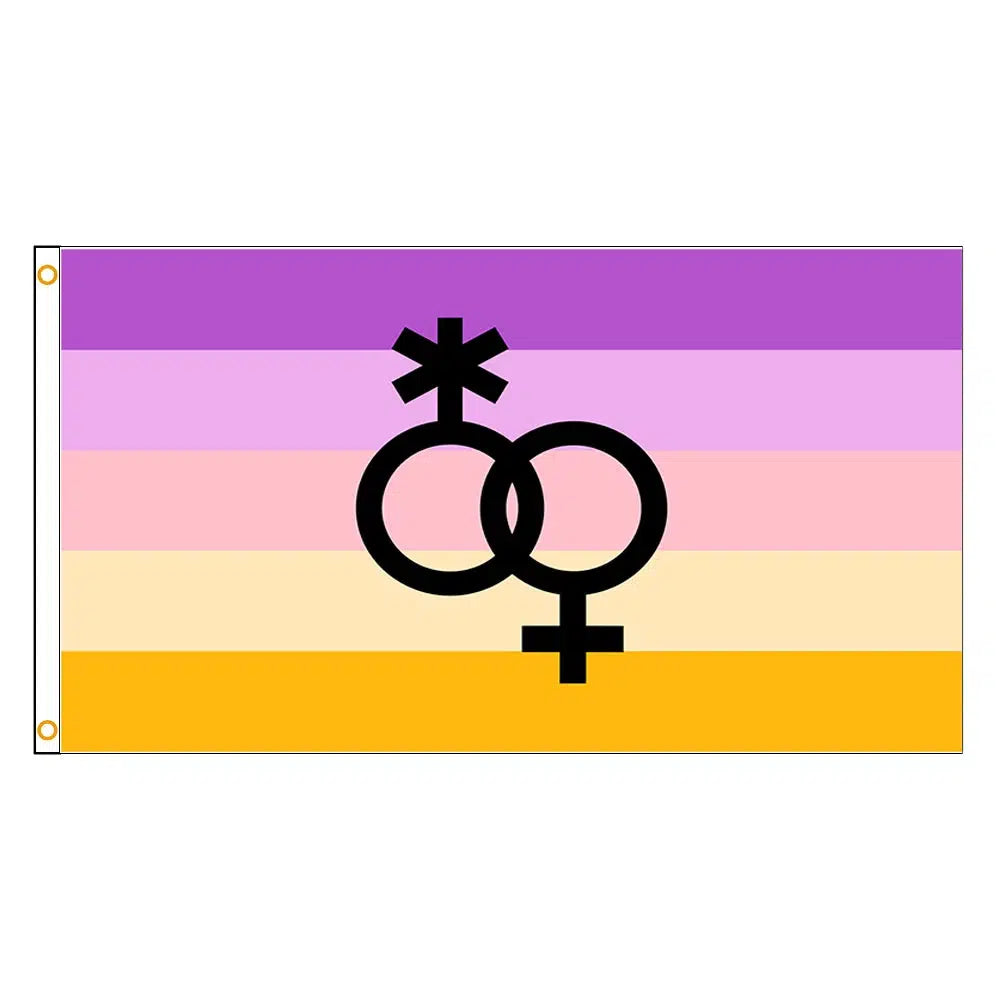 Trixic Pride Flag - 90x150cm(3x5ft) - 60x90cm(2x3ft) - LGBTQIA2S+