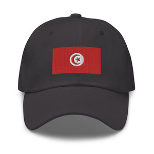 Tunisia Flag Cap - Adjustable Embroidered Dad Hat