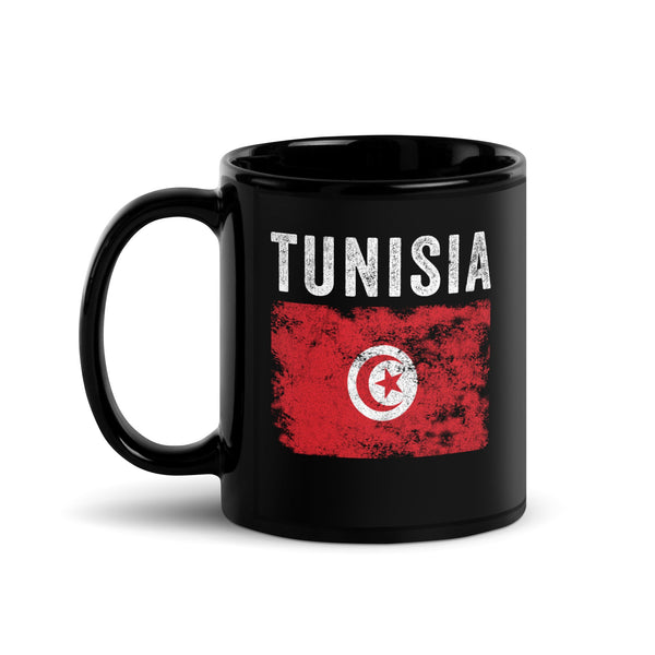 Tunisia Flag Distressed - Tunisian Flag Mug