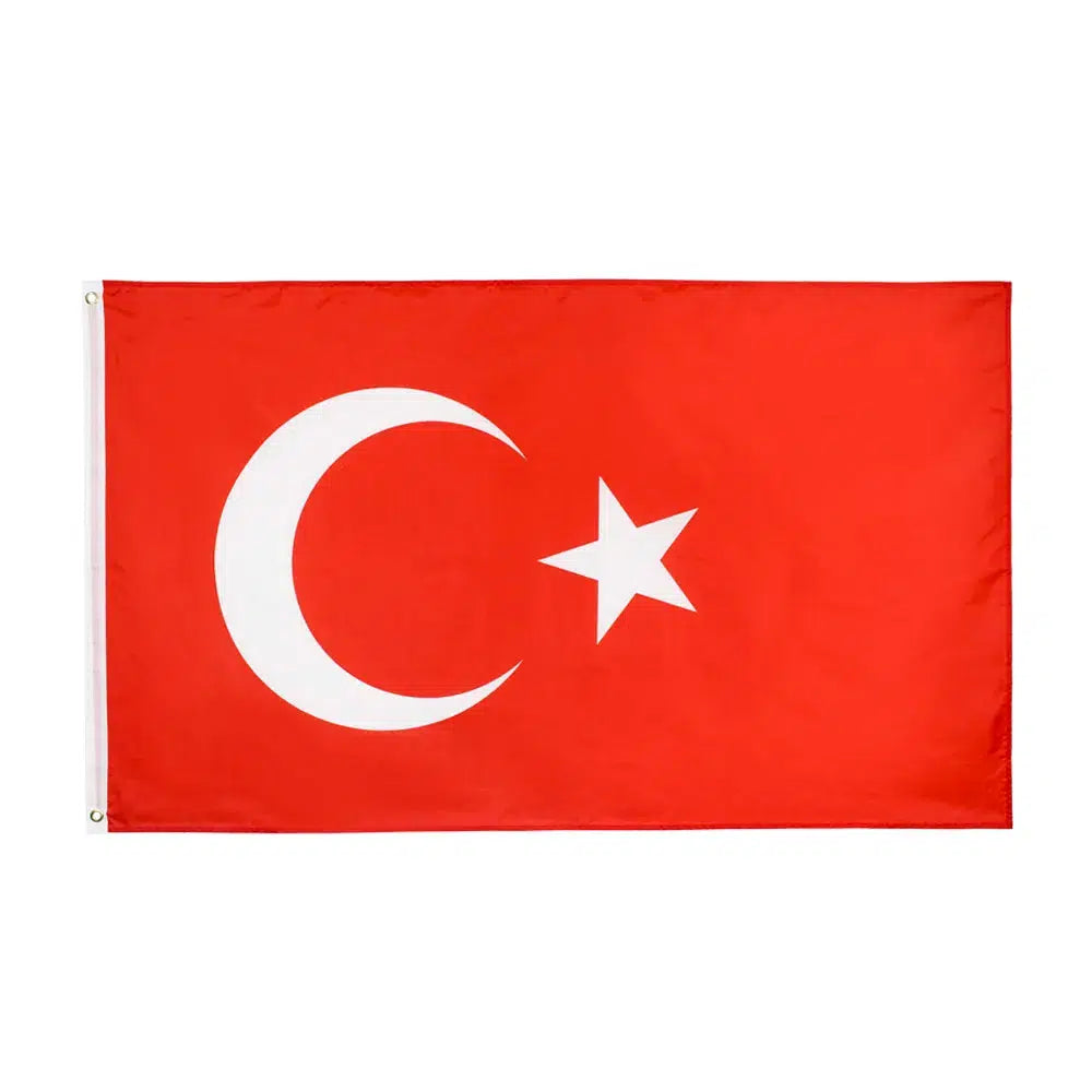 Turkey Flag - 90x150cm(3x5ft) - 60x90cm(2x3ft)