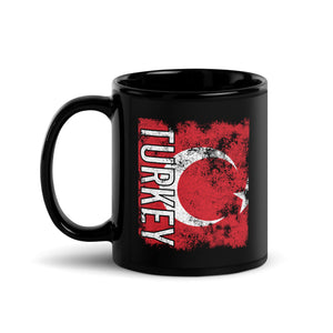 Turkey Flag - Distressed Flag Mug