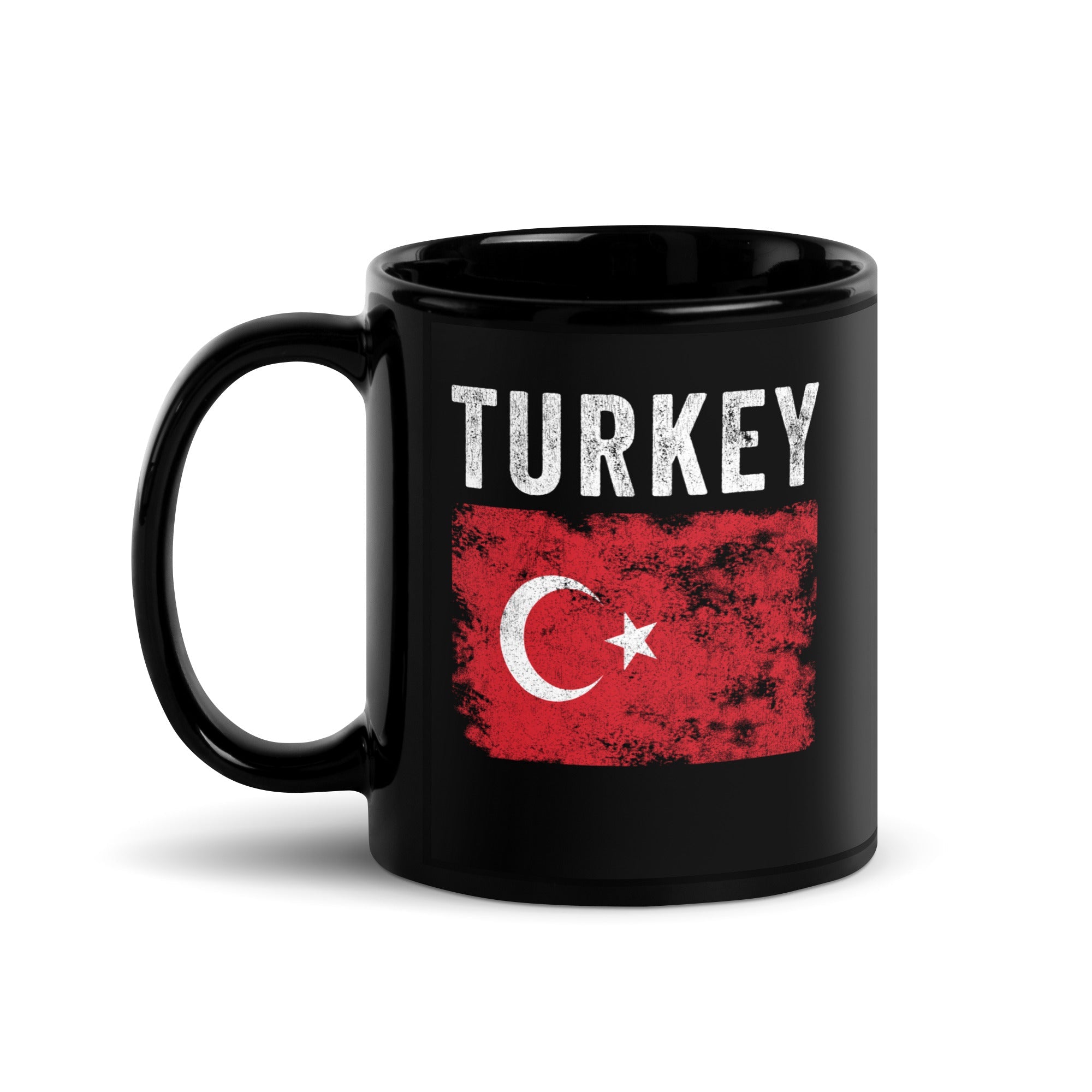 Turkey Flag Distressed - Turkish Flag Mug