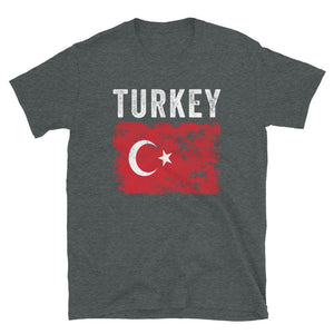 Turkey Flag Distressed - Turkish Flag T-Shirt