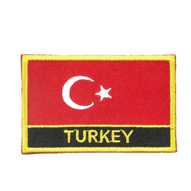 Turkey Flag Patch - Sew On/Iron On Patch