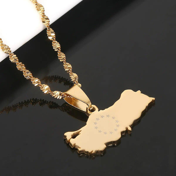 Turkey Map Necklace