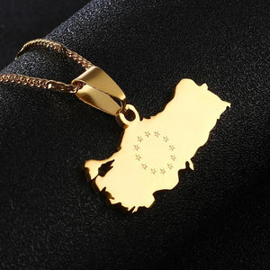 Turkey Map Necklace