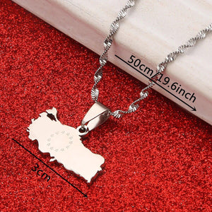 Turkey Map Necklace