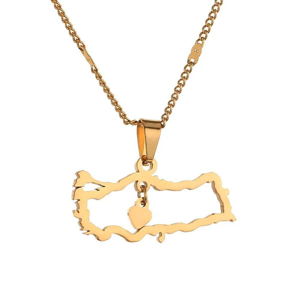 Turkey Map Necklace