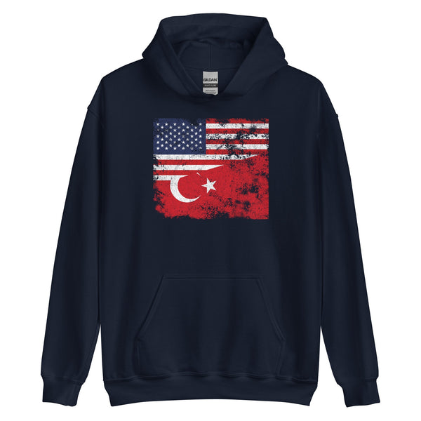 Turkey USA Flag Hoodie