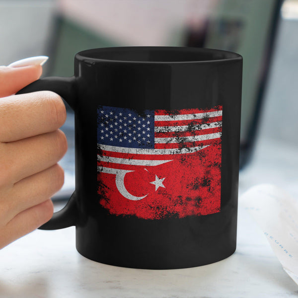 Turkey USA Flag Mug