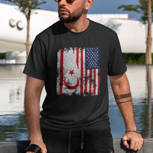 Turkish Republic Of Northern Cyprus USA T-Shirt