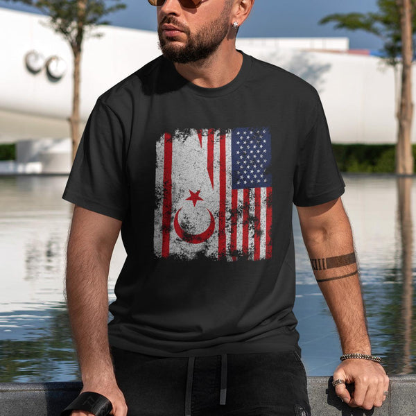 Turkish Republic Of Northern Cyprus USA T-Shirt