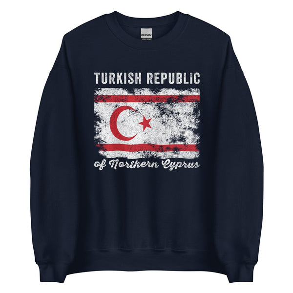 Turkish Republic of Northern Cyprus Flag Sweatshirt