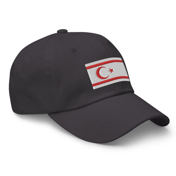 Turkish Republic of Northern Cyprus Flag Cap - Adjustable Embroidered Dad Hat
