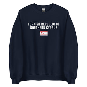 Turkish Republic of Northern Cyprus Flag Sweatshirt