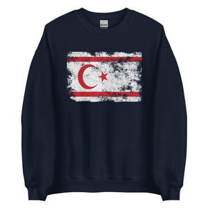 Turkish Republic of Northern Cyprus Flag Sweatshirt