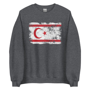 Turkish Republic of Northern Cyprus Flag Sweatshirt