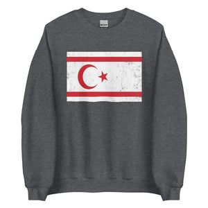 Turkish Republic of Northern Cyprus Flag Sweatshirt