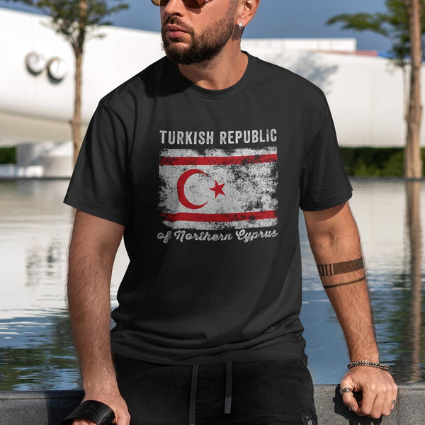 Turkish Republic of Northern Cyprus Flag T-Shirt