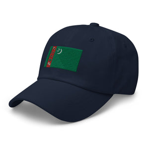 Turkmenistan Flag Cap - Adjustable Embroidered Dad Hat