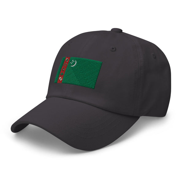 Turkmenistan Flag Cap - Adjustable Embroidered Dad Hat