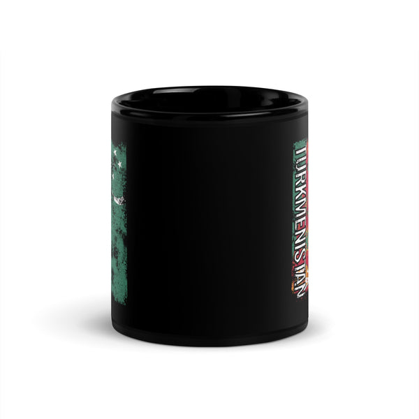 Turkmenistan Flag - Distressed Flag Mug