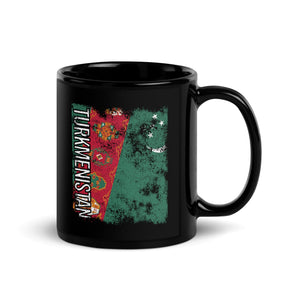 Turkmenistan Flag - Distressed Flag Mug