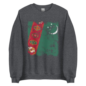 Turkmenistan Flag Sweatshirt