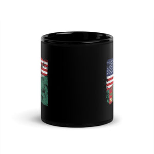 Turkmenistan USA Flag Mug