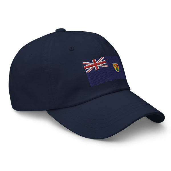 Turks & Caicos Islands Flag Cap - Adjustable Embroidered Dad Hat