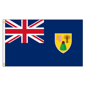 Turks and Caicos Islands Flag - 90x150cm(3x5ft) - 60x90cm(2x3ft)