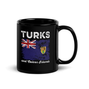 Turks and Caicos Islands Flag Distressed Mug