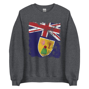 Turks and Caicos Islands Flag Sweatshirt