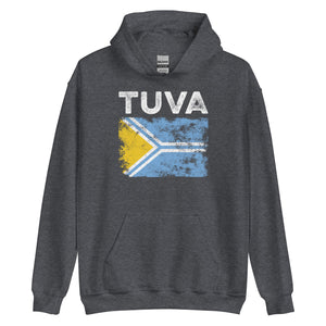 Tuva Flag Distressed - Tuvan Flag Hoodie