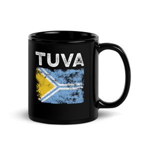 Tuva Flag Distressed - Tuvan Flag Mug