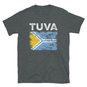 Tuva Flag Distressed - Tuvan Flag T-Shirt