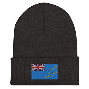 Tuvalu Flag Beanie - Embroidered Winter Hat