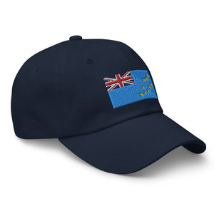 Tuvalu Flag Cap - Adjustable Embroidered Dad Hat