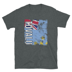 Tuvalu Flag Distressed T-Shirt