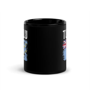 Tuvalu Flag Distressed - Tuvaluan Flag Mug